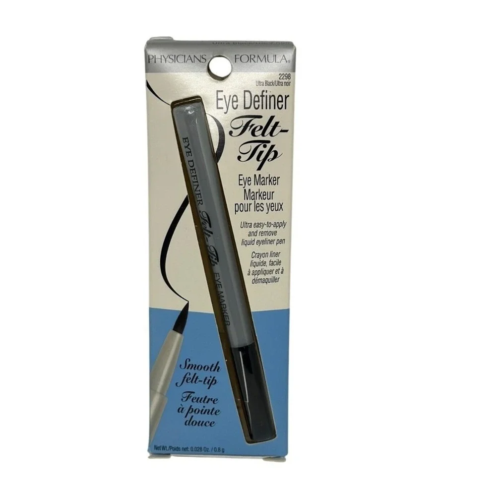 NEW Physicians Formula Eye Definer Felt-Tip Eyeliner – Ultra Easy to Apply Black
